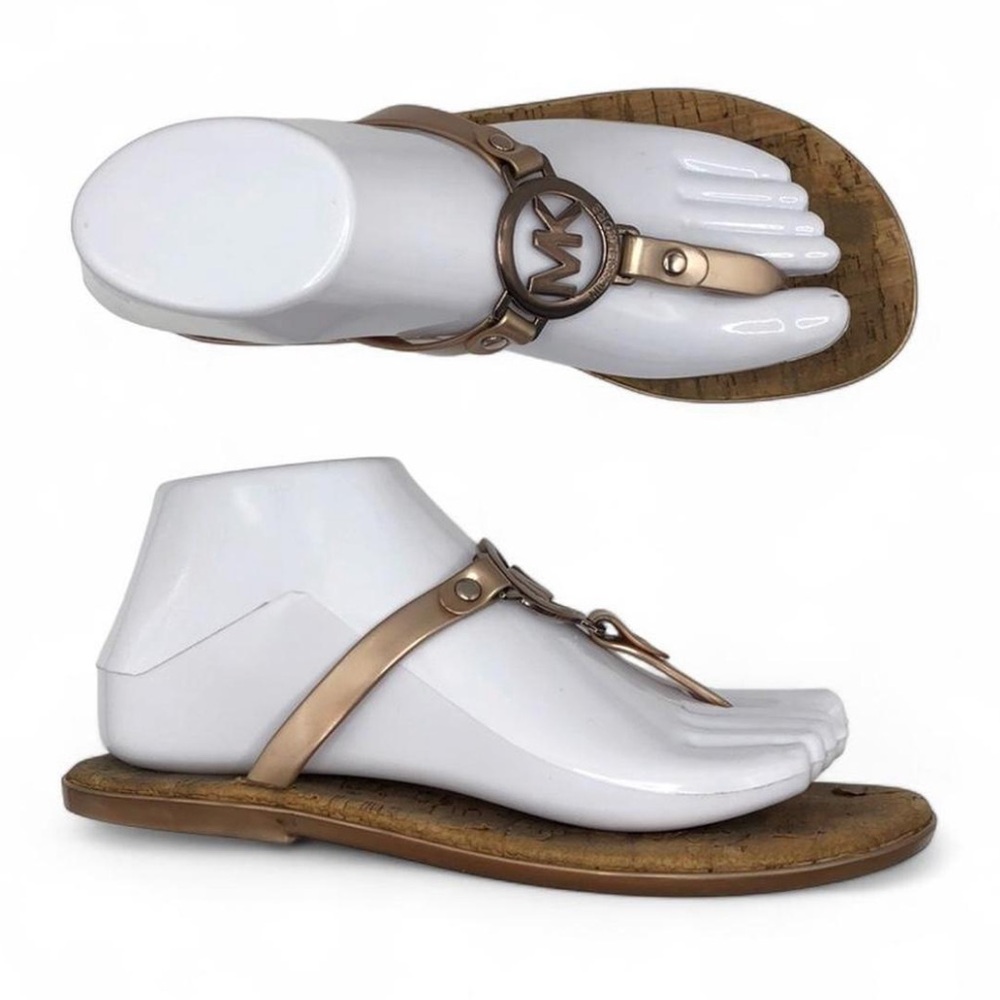 Michael Kors Charm Jelly Thong Sandals